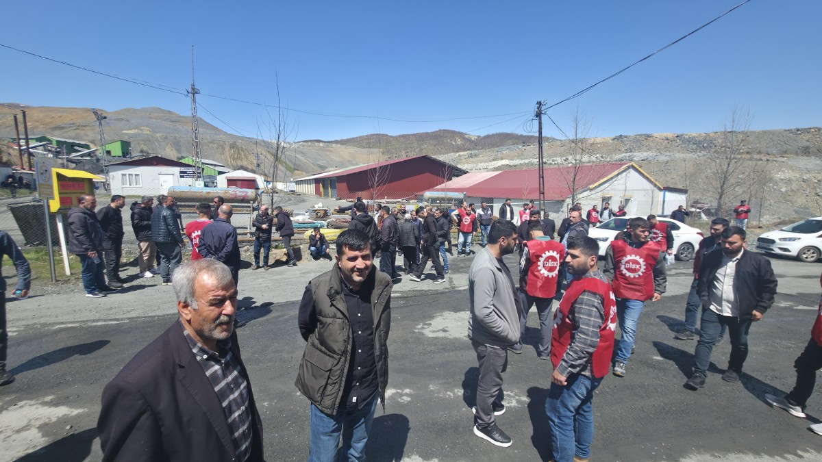 Bingöl’de maden işçileri sendikal baskılara karşı ayakta