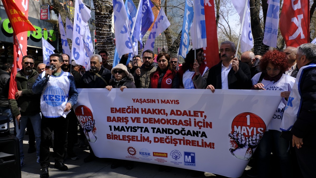 Ankara Emek ve Meslek Örgütlerinden 1 Mayıs Çağrısı: Tandoğan Meydanı’nda Buluşalım