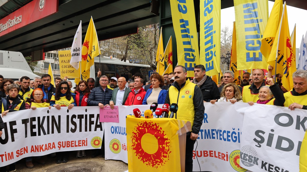 Eğitim Emekçilerinden Yusuf Tekin’e İstifa Çağrısı: Şiddet Münferit Değil Politiktir