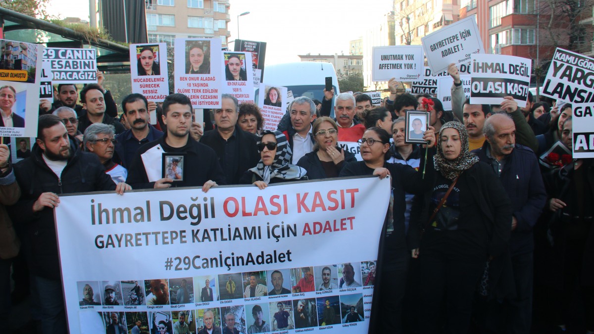 Gayrettepe Katliamı’nın 2. Yılında Adalet Çığlığı: “Kaza Değil İş Cinayeti”