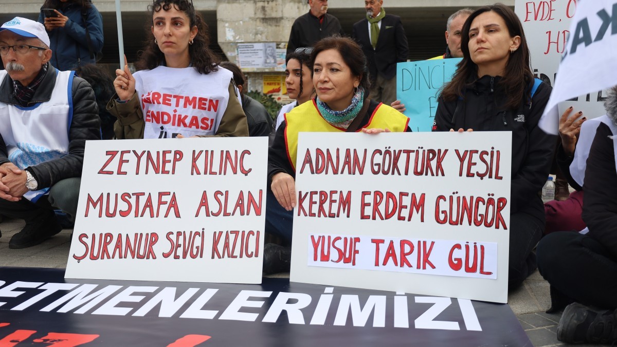 İstanbul’da eğitim emekçilerinden Yaşam Nöbeti: Şiddeti üreten bu sistemin kendisidir