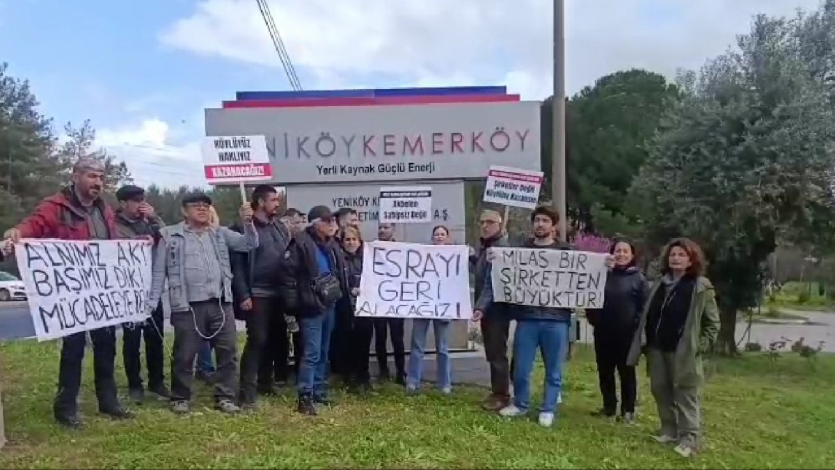 Milas’ta Acele Kamulaştırma ve Tutuklama Kararlarına Protesto