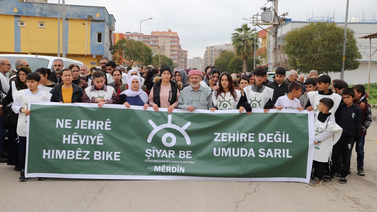 Kızıltepe’de Uyuşturucu ve Yozlaşmaya Karşı Toplumsal Yürüyüş