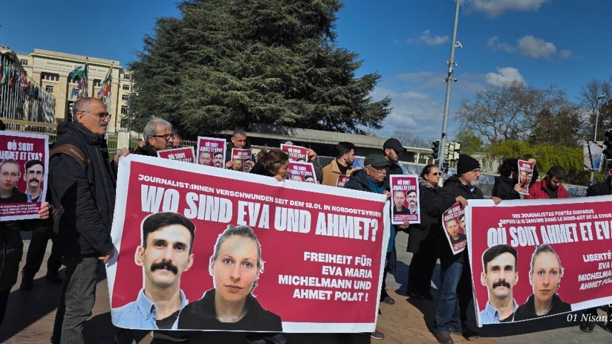 Suriye’de Kaybolan Gazeteciler Eva Maria ve Ahmed Polat İçin Avrupa’da Eylem: Akıbetlerini Açıklayın