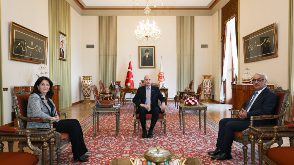 Meclis Başkanı Kurtulmuş, DEM Parti Heyeti ile Bir Araya Geldi