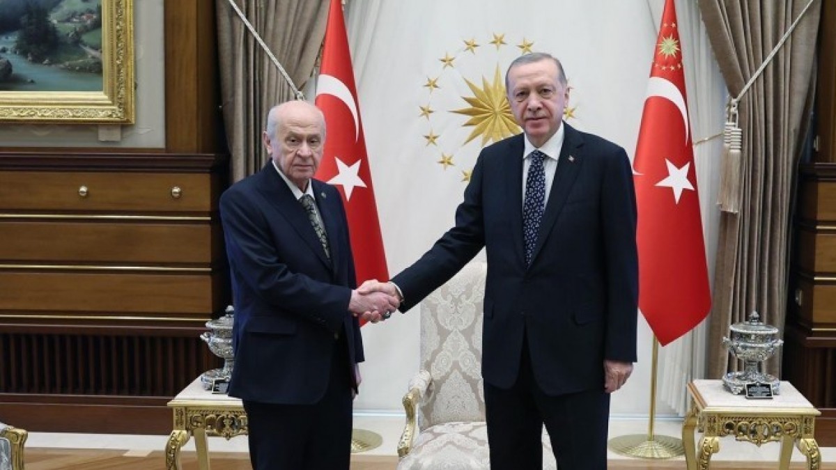 Erdoğan ve Bahçeli Beştepe’de Bir Araya Geldi: Gündem Demokratikleşme Süreci ve Yeni Anayasa