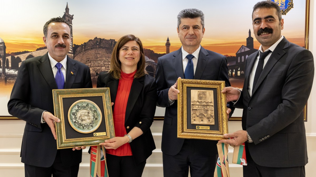 Erbil ve Duhok Valilerinden Diyarbakır Büyükşehir Belediyesi’ne Ziyaret