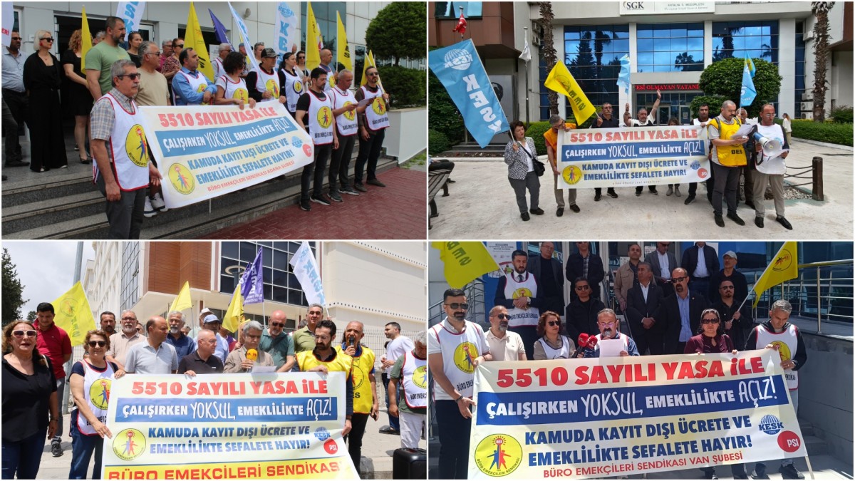 BES’ten 5510 sayılı yasaya tepki: Çalışırken yoksul emeklilikte açız