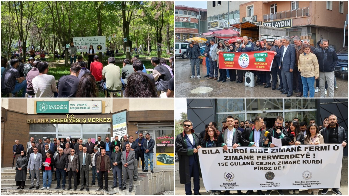 15 Mayıs Kürt Dil Bayramı: Kürtçe Resmi Statüye Kavuşmalı