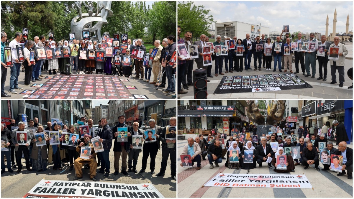 Dört Kentte Kayıplar İçin Adalet Çığlığı: Failler Korunuyor, Hakikat Bekliyor