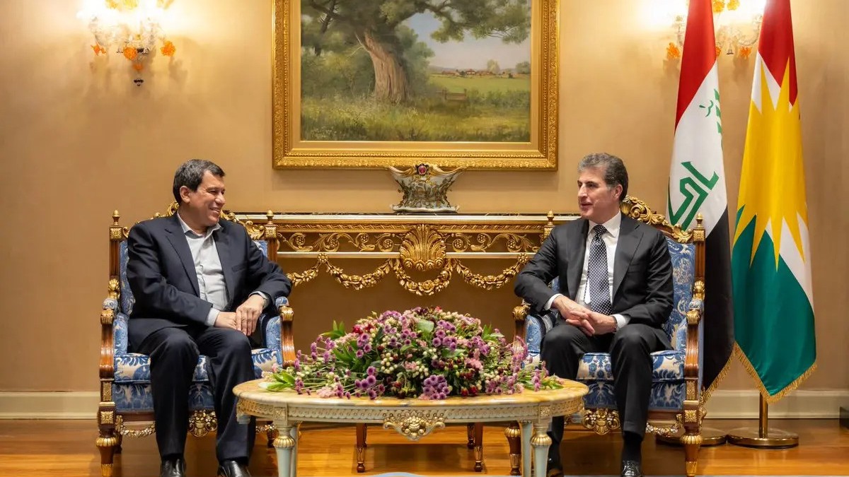 Mazlum Abdi Erbil’de Neçirvan Barzani ile bir araya geldi