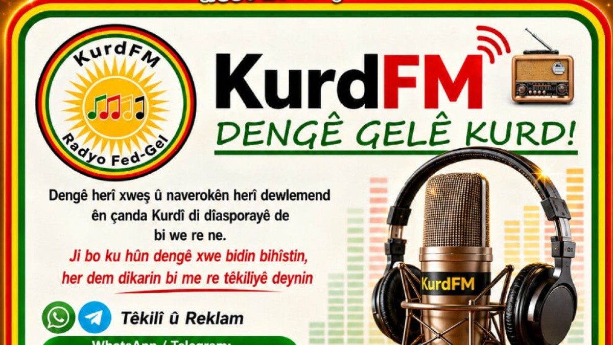 Avrupa’da Kürtçe Yayıncılıkta Yeni Bir Ses: KurdFM Yayına Başlıyor