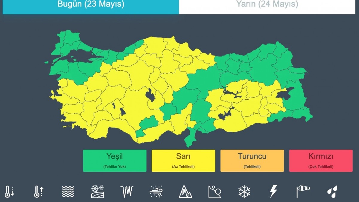 Meteoroloji’den 45 kente ‘sarı kodlu’ uyarı: Sağanak ve sel riski kapıda