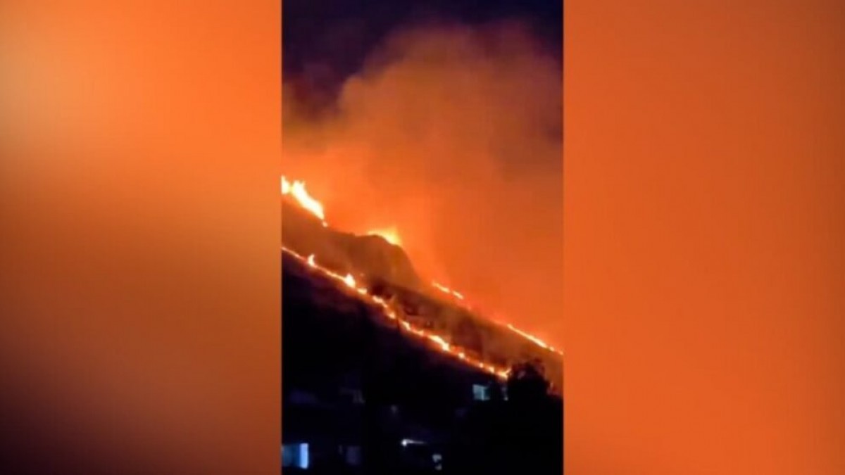 Süleymaniye’de Dağlık Alanda Yangın: Ormanlık Alanlar Zarar Gördü
