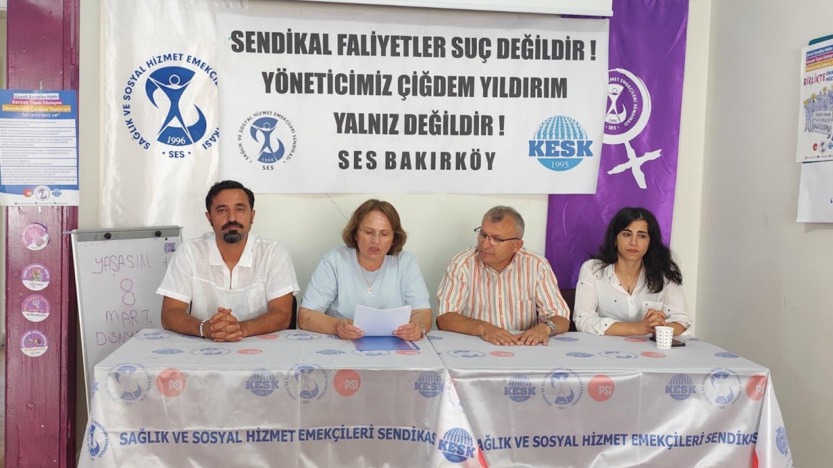 Sendikal Faaliyetler Kriminalize Ediliyor: SES Yöneticisi Yıldırım’ın Tutuklanmasına Tepki
