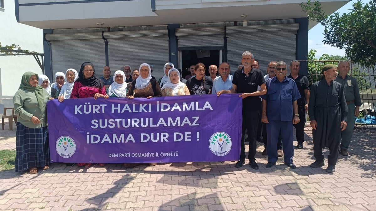 Osmaniye’de İran’ın idam politikalarına tepki: Bu bir insanlık suçudur
