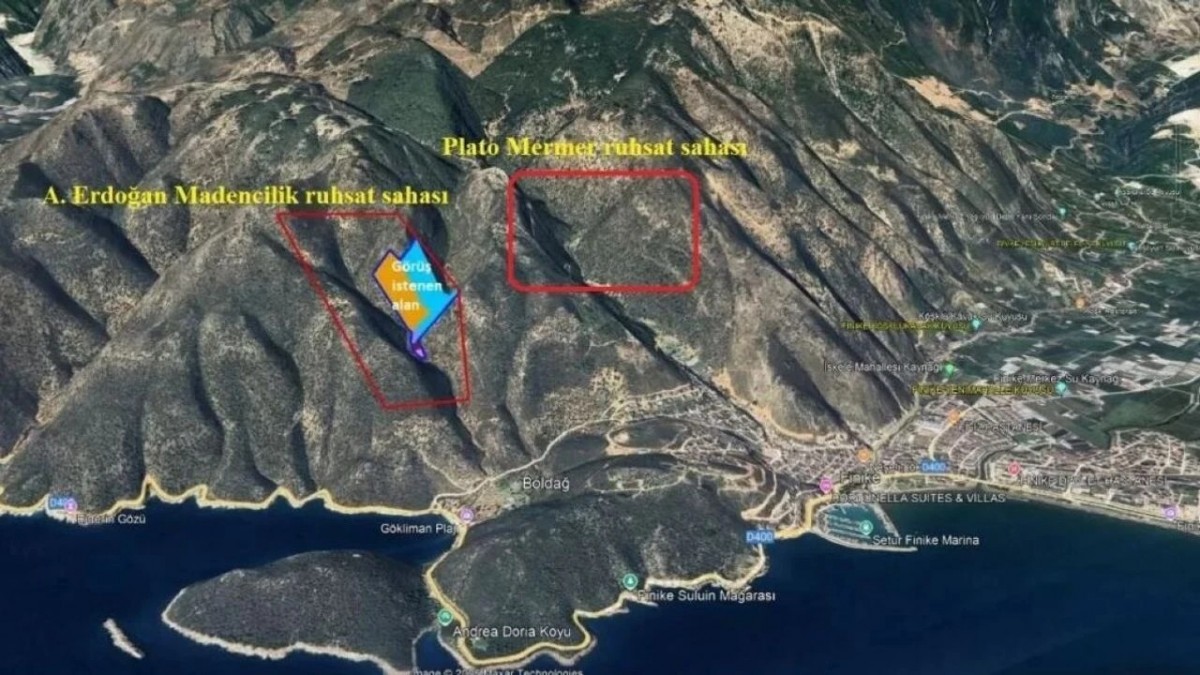 Finike’de doğa kazandı: Mermer ocağı projesi iptal edildi