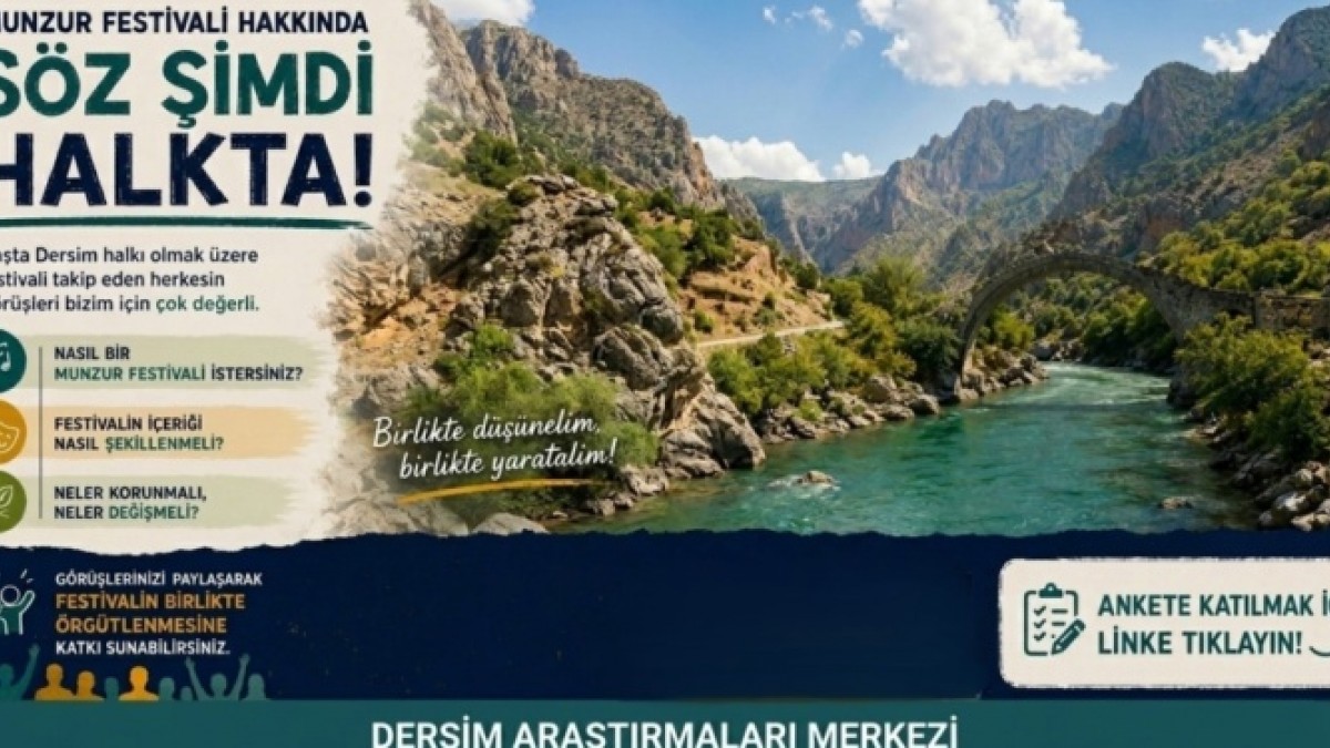 Munzur Festivali’nin Geleceği İçin Halkın Görüşü Alınıyor: ‘Söz Şimdi Halkta’