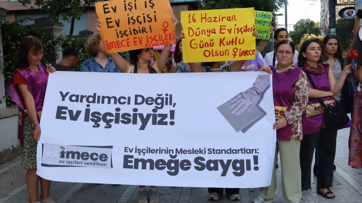 Ev İşçileri 16 Haziran’da Haykırdı: Yardımcı Değil İşçiyiz