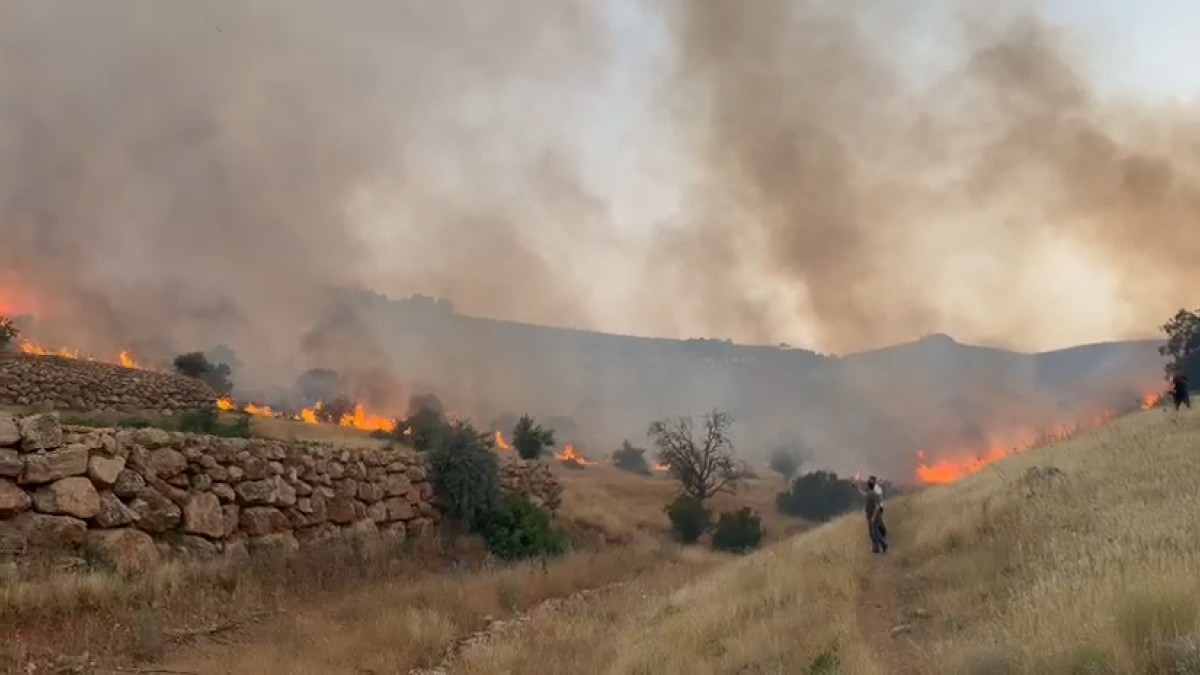 Mardin’de Yangın Köylere Sıçradı: Müdahale Yetersiz Kalıyor