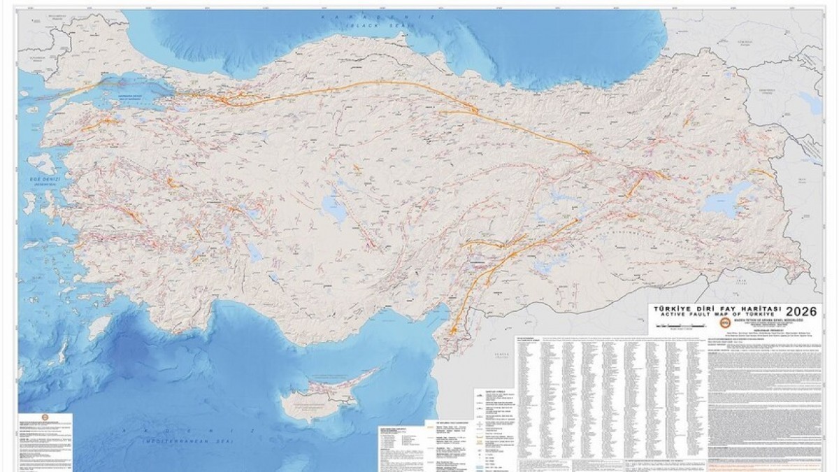 Türkiye’nin Deprem Haritası Güncellendi: Aktif Fay Sayısı 700’e Çıktı