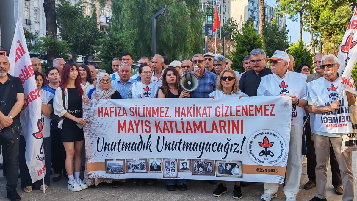 İHD Mersin Şubesi: Geçmişle yüzleşmeden toplumsal barış sağlanamaz