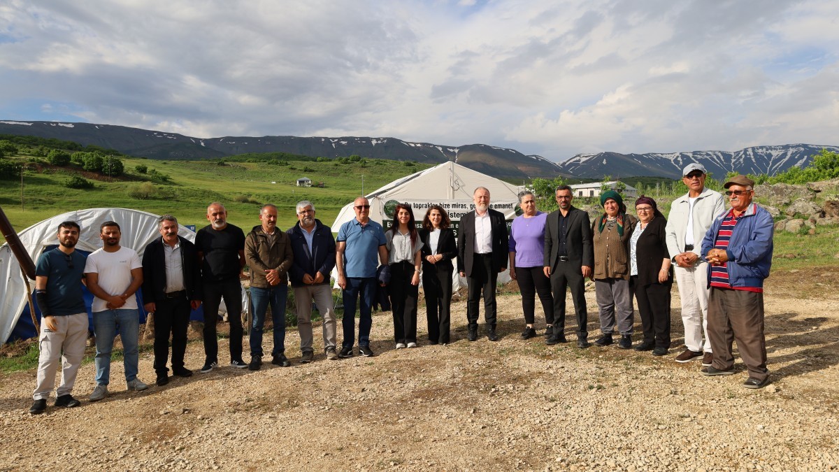 Varto’da JES projesine karşı direniş 38. gününde: DEM Parti heyetinden ziyaret