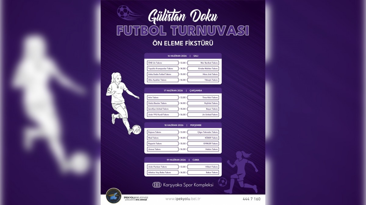 Van’da Gülistan Doku Kadın Futbol Turnuvası Başlıyor