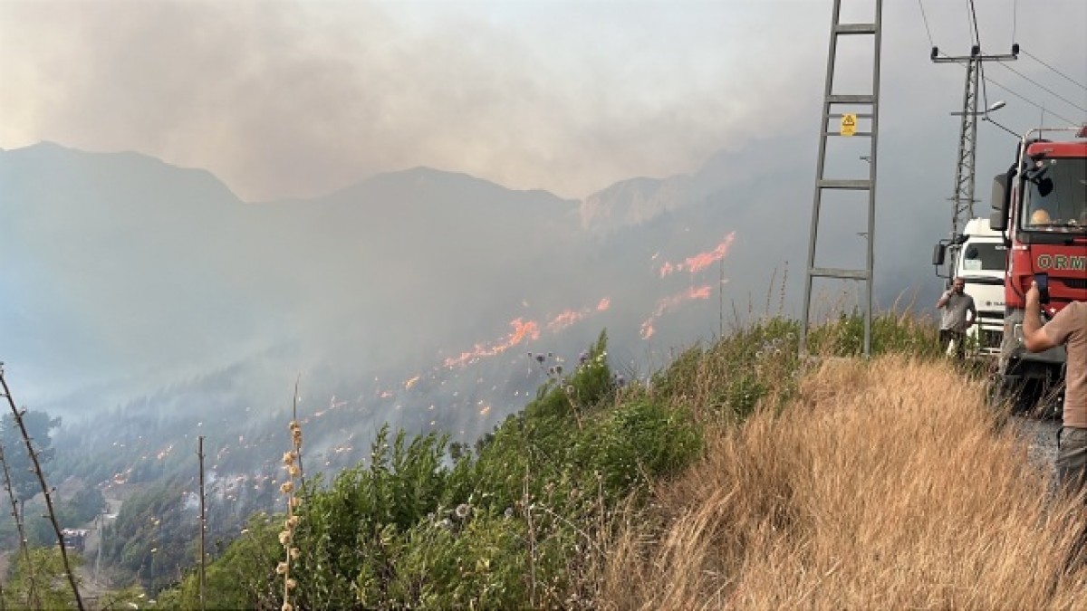 Antalya’da Orman Yangınları Sürüyor: Yerleşim Yerleri Tahliye Edildi