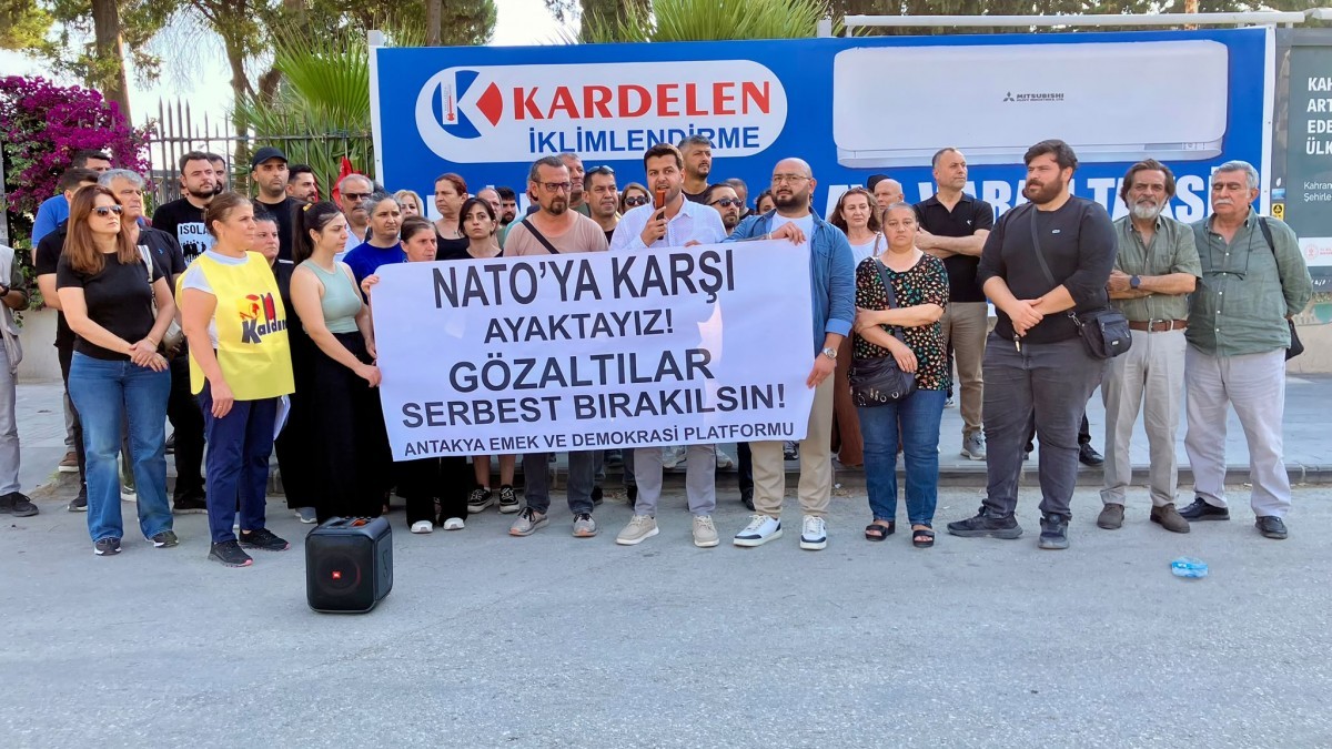 Hatay’da NATO zirvesi öncesi gözaltılara tepki: Barış talep etmek suç değildir