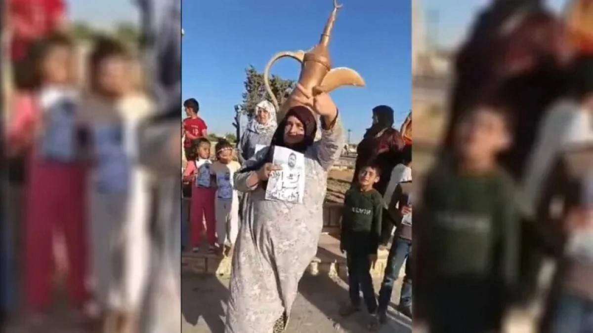 Halep’te HTŞ Baskınlarına Karşı Protesto: Gözaltılar Serbest Bırakılsın