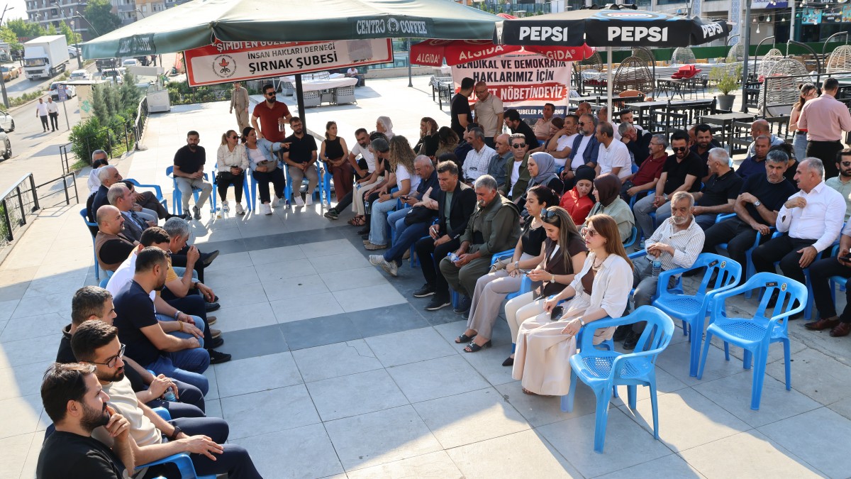 Şırnak’ta Adalet Nöbeti: Sendikal Mücadele Engellenemez