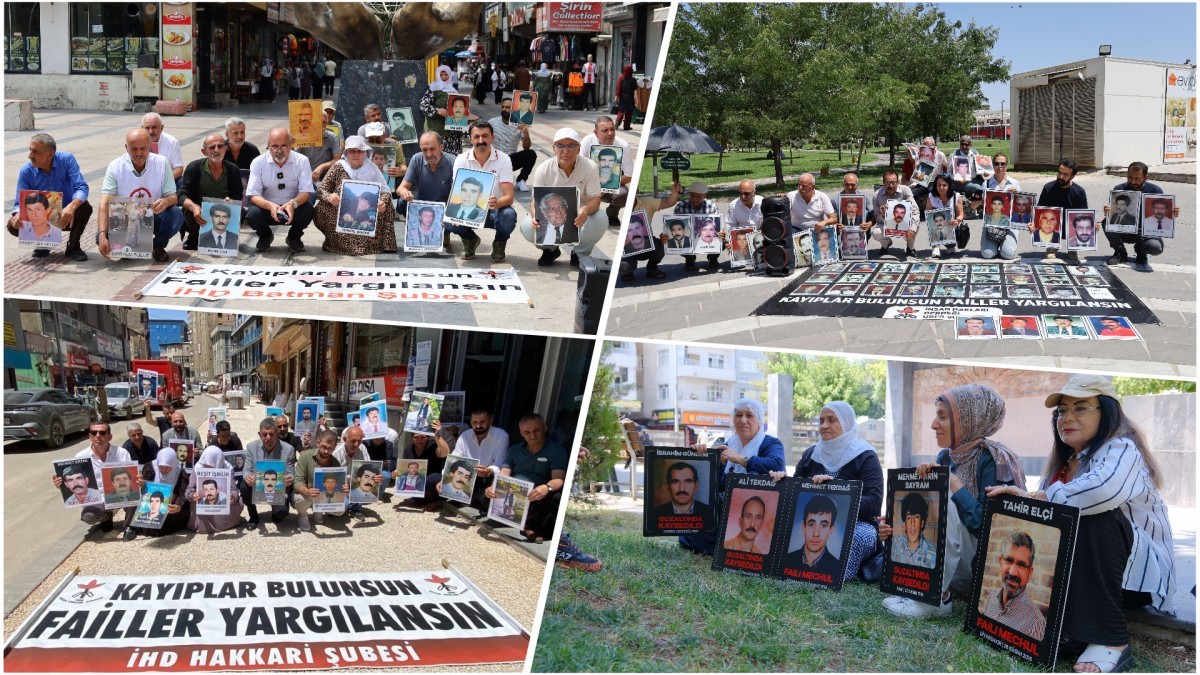 Kayıp Yakınları Dört Kentte Adalet İstedi: Failler Yargılansın
