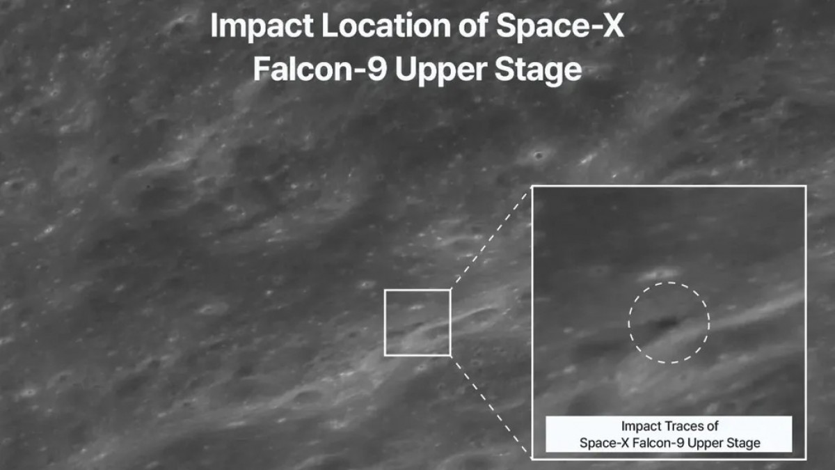 SpaceX Roketinin Ay’a Çarptığı Bölgeden İlk Görüntüler Paylaşıldı