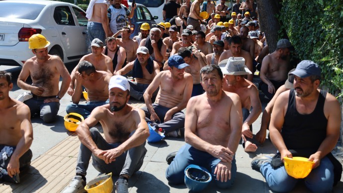 Ankara’da Maden İşçilerinin Direnişi 10. Gününde: ‘Taleplerimiz Karşılanana Kadar Ayrılmayacağız’