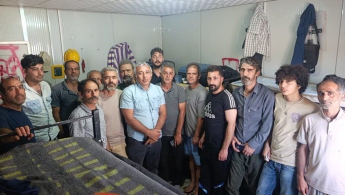 TOKİ Şantiyesinde Hakları Gasp Edilen İranlı İşçilere Dev Yapı-İş’ten Ziyaret