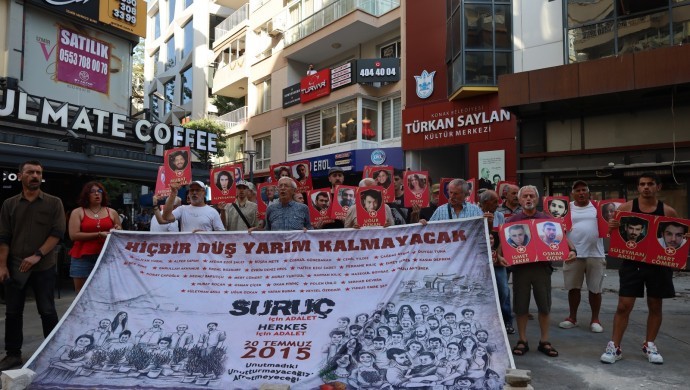 Suruç Katliamı’nın 133’üncü ayında adalet vurgusu: Mücadeleden vazgeçmeyeceğiz