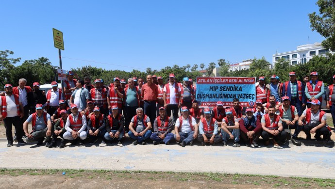 Mersin Limanı işçileri 231 gündür direnişte: ‘Tek talebimiz sendikalı işimize geri dönmek’