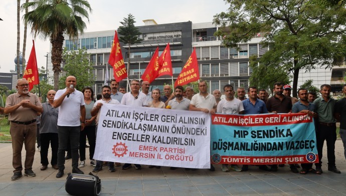 Mersin Limanı’nda sendika direnişi 240’ıncı gününde: ‘İşçi sınıfı kazanacak’