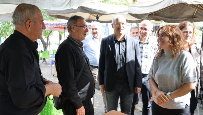 DEM Parti Heyeti Kağızman’da Esnafın Sorunlarını Dinledi