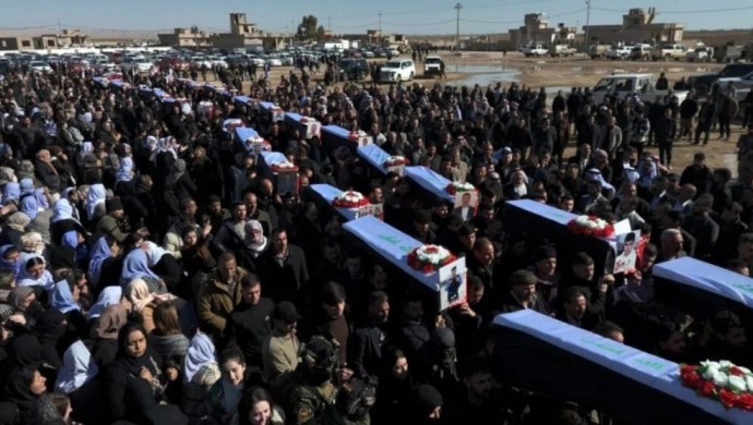 Êzidî Soykırımında Katledilen 25 Kişinin Cenazeleri Şengal’e Ulaştırılıyor