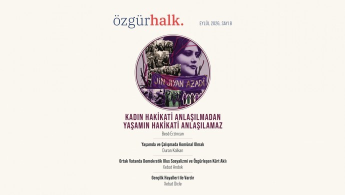 Özgür Halk Dergisinin Eylül Sayısı: Jina Emînî ve Kadın Hakikati Vurgusu