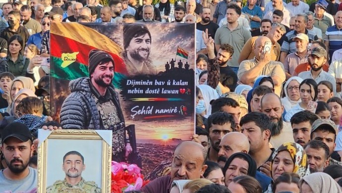 Hesekê Tugayı Savaşçısı Sîpan Hiznî Törenle Toprağa Verildi