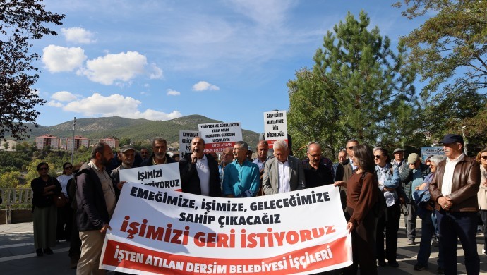 Dersim’de İşçiler Gasp Edilen Hakları İçin Direnişte: Mahkeme Kararları Uygulanmıyor