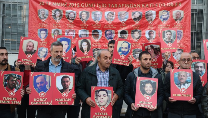 Suruç ve Ankara Katliamları İçin Adalet Çağrısı: Tüm Failler ve Sorumlular Yargılansın